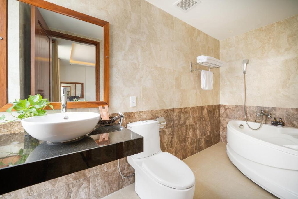 Koupelna v ubytování Titan Hotel Da Nang