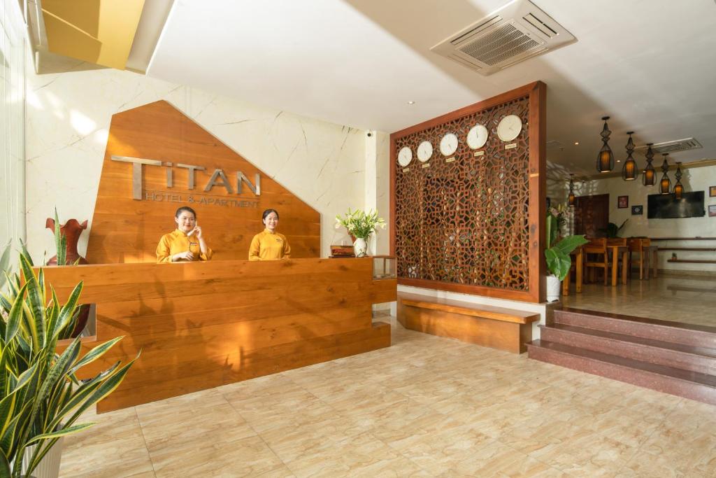 Vstupní hala nebo recepce v ubytování Titan Hotel Da Nang