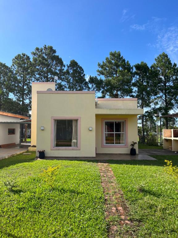 Bygningen som feriehuset ligger i