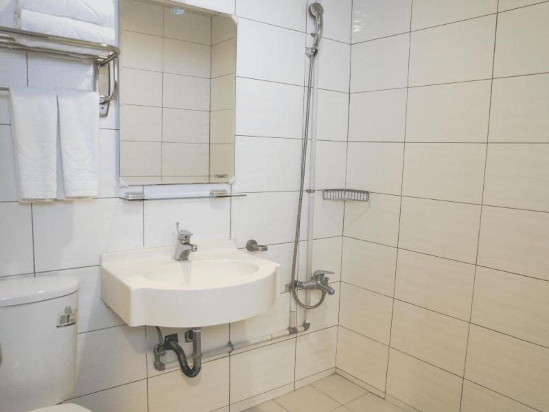Koupelna v ubytování Dan Lee Inn