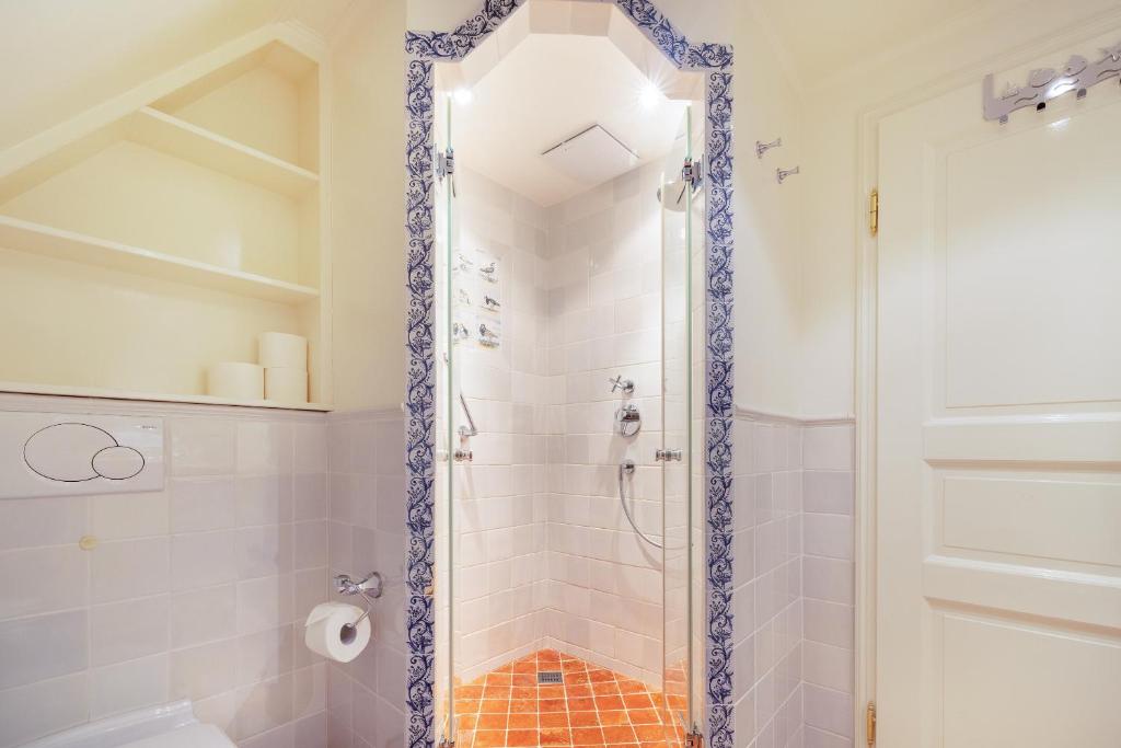 Koupelna v ubytování Haus Süderende