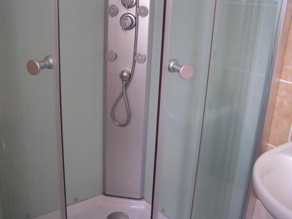 Koupelna v ubytování Apartment Vysocina