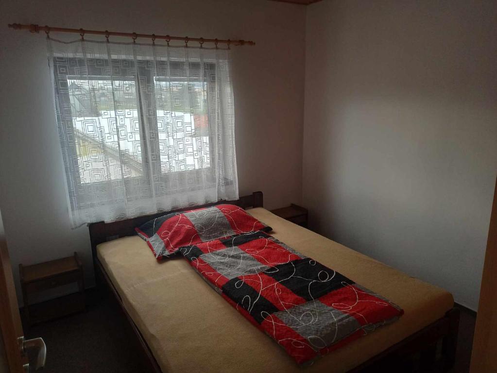 Łóżko lub łóżka w pokoju w obiekcie Pavilon v ráji