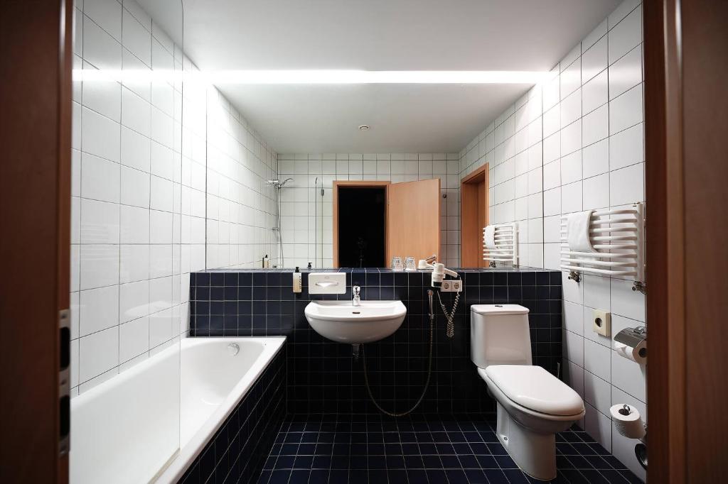 Koupelna v ubytování Hotel Navalis, Klaipėda