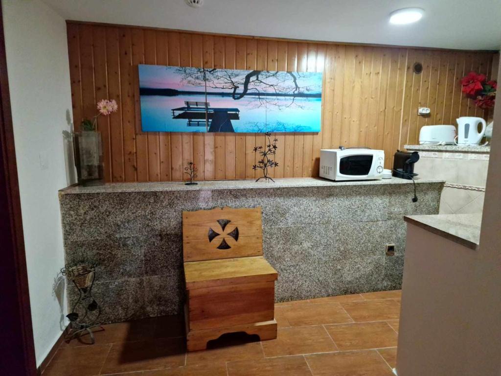A cozinha ou kitchenette de Quinta Do Moinho Turismo de Natureza