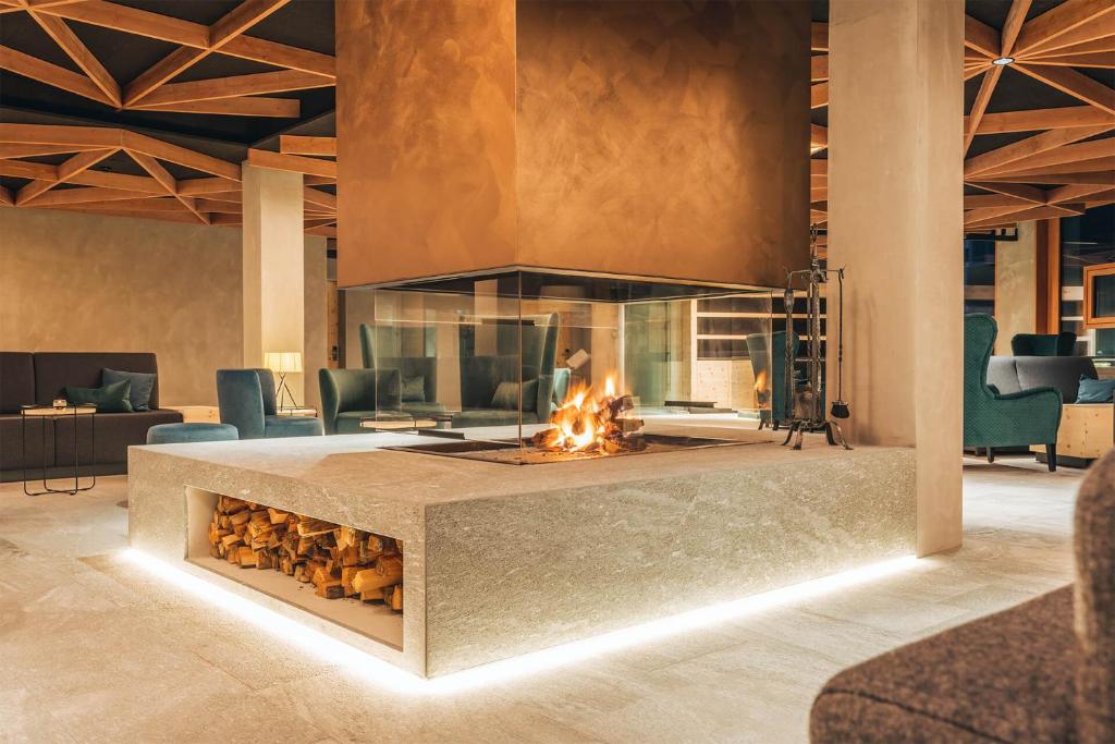 Posezení v ubytování Hotel Laudinella