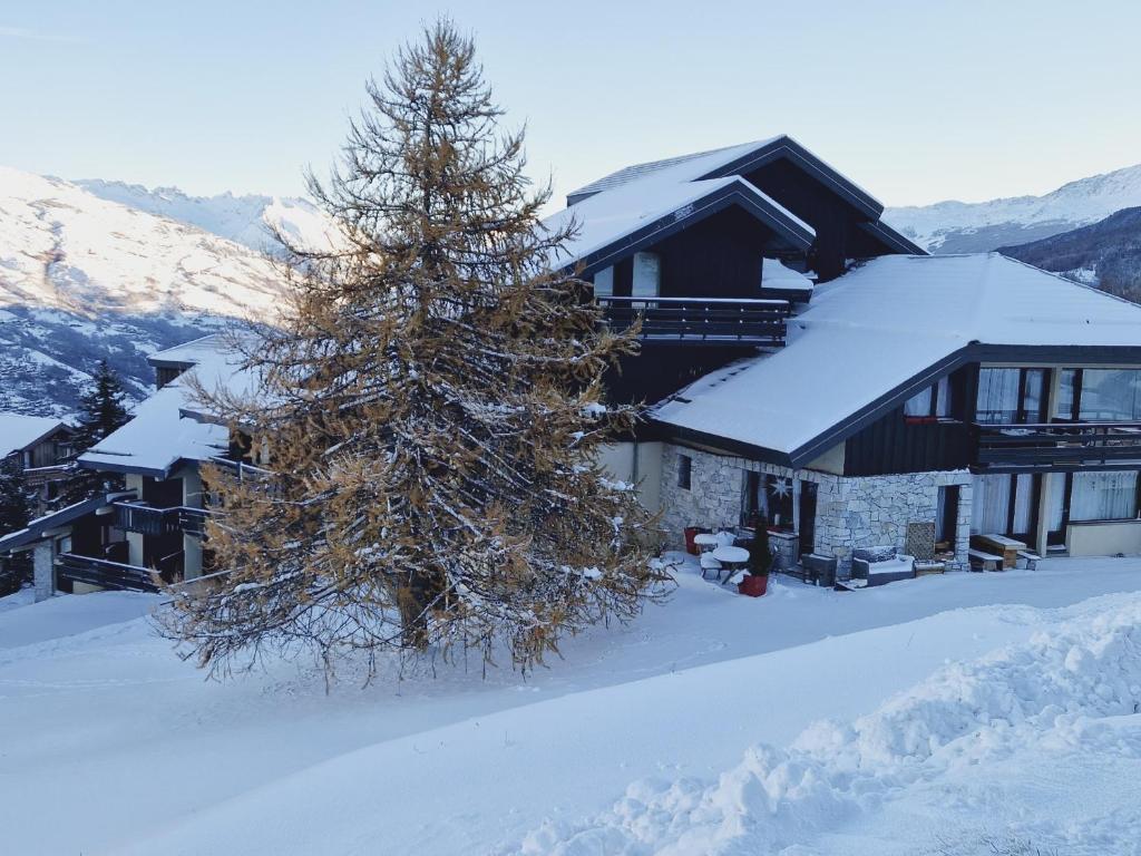 Studio La Plagne Montalbert , 1 pi&egrave;ce, 4 personnes - FR-1-755-10 om vinteren