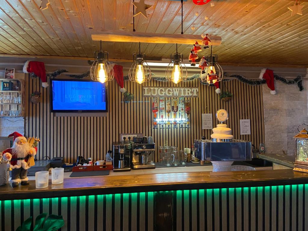 Lounge nebo bar v ubytování Gasthaus Luggwirt