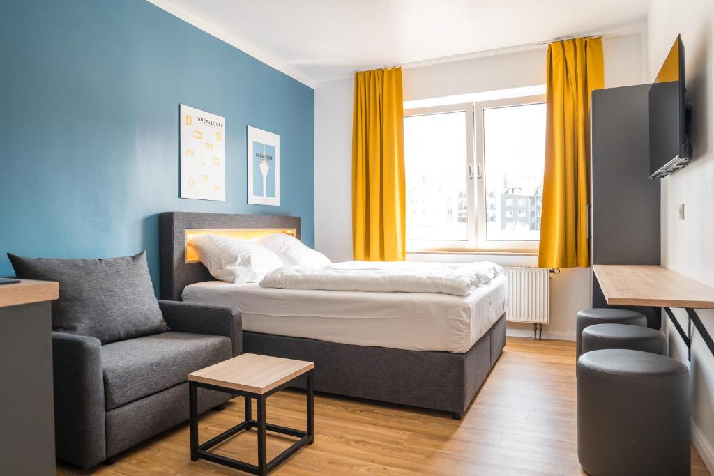 Antares Apartmentsにあるベッド