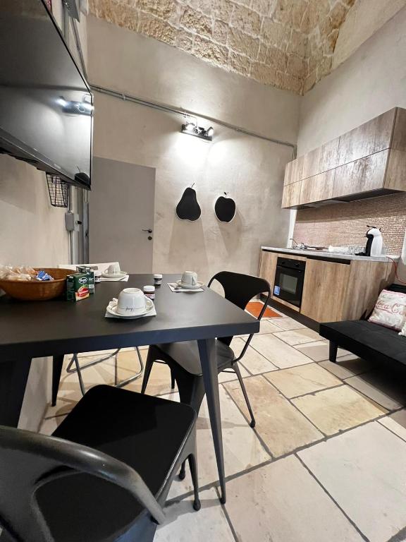 Kuchyň nebo kuchyňský kout v ubytování Urban Suite
