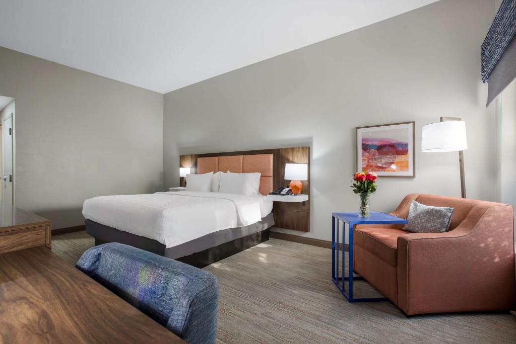 Postel nebo postele na pokoji v ubytování Hampton Inn Linden