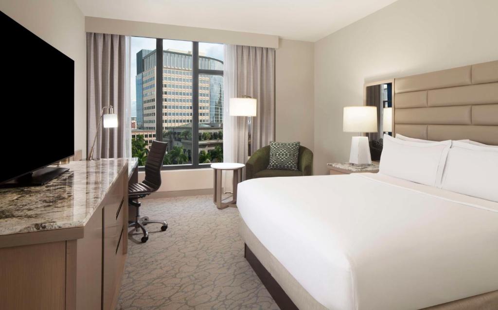 Hilton West Palm Beach - Chambre Deluxe King Avec Vue Sur La Ville