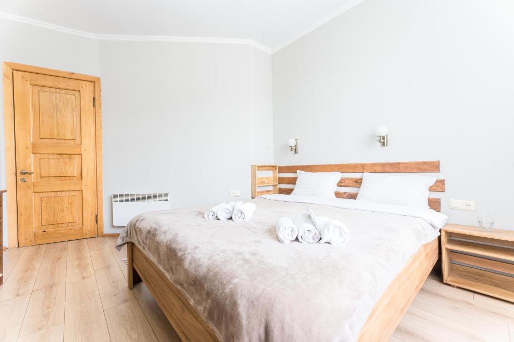 Postel nebo postele na pokoji v ubytování Hotel Old Seti