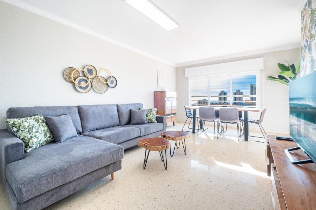 A seating area at Alteanos 16-2 Apartment Levante Beach