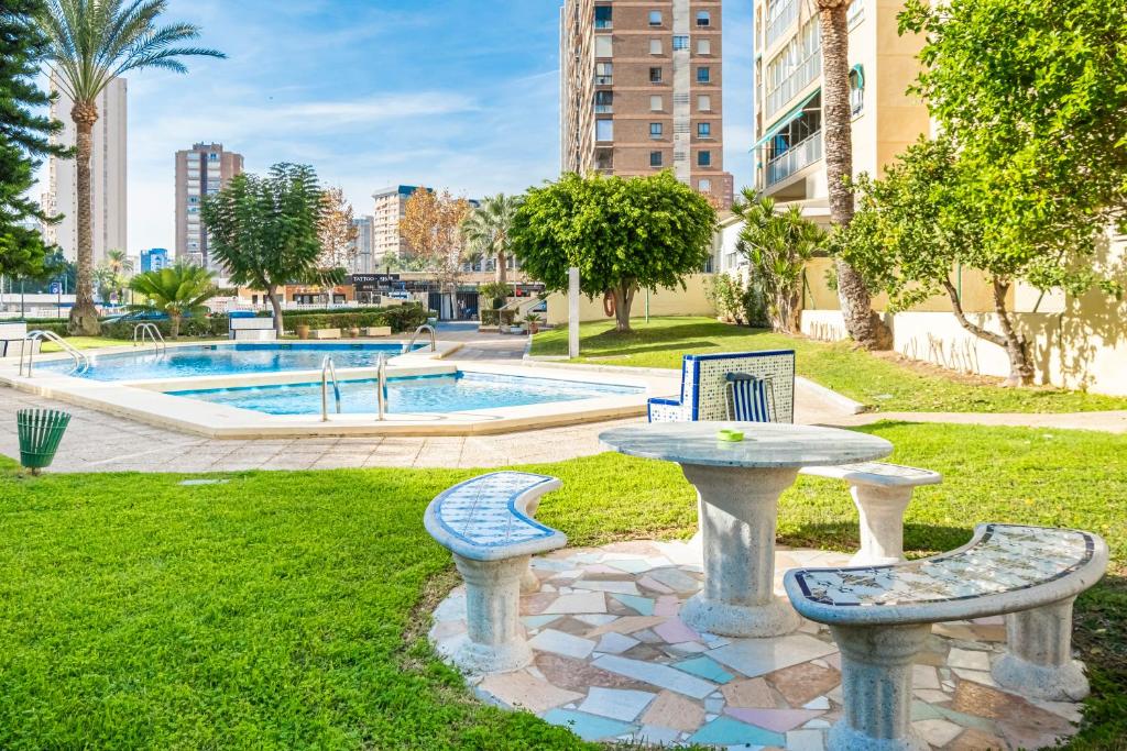 The swimming pool at or close to Alteanos 16-2 Apartment Levante Beach