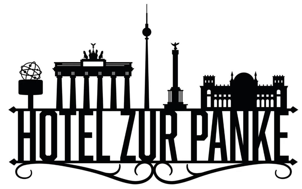 ein Bild eines Zeichens mit den Worten "kleiner Kunstpark" in der Unterkunft Hotel zur Panke Wohnung 2 in Kolonie Röntgental