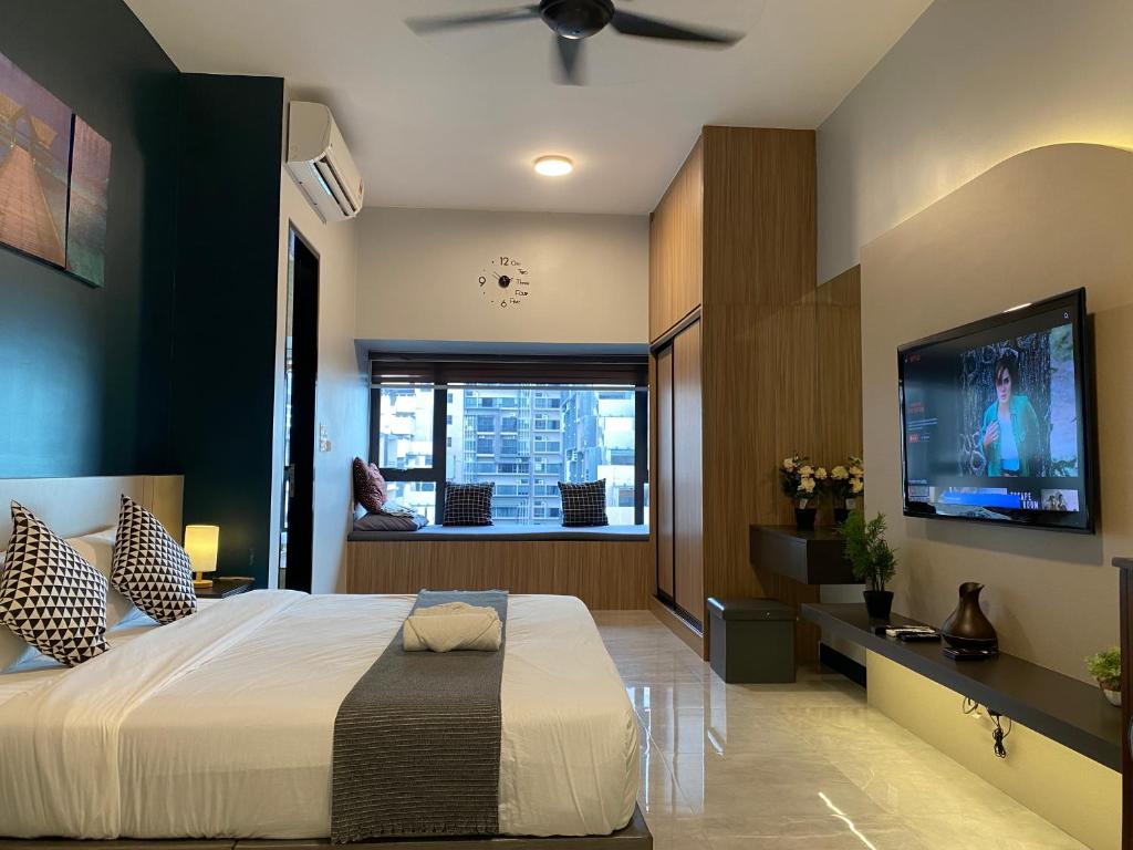 Vesta Home @ Imperio Residence Melaka - 泳池视图的工作室