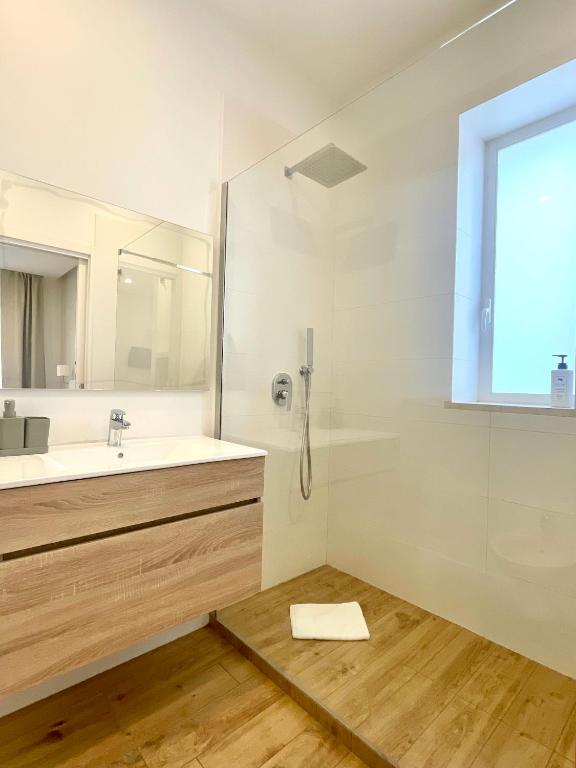 Koupelna v ubytování Blanco B&B - Group