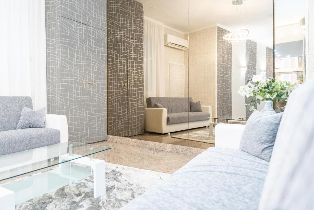 Posezení v ubytování Hotel Donatello