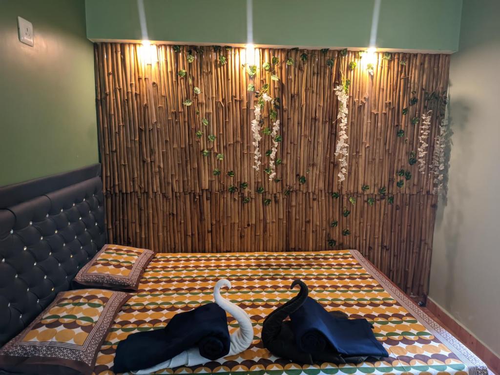 Postel nebo postele na pokoji v ubytování Pravuprasad Homestay