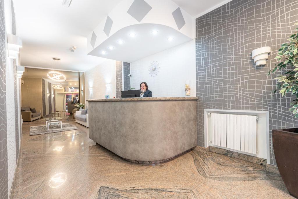 Vstupní hala nebo recepce v ubytování Hotel Donatello
