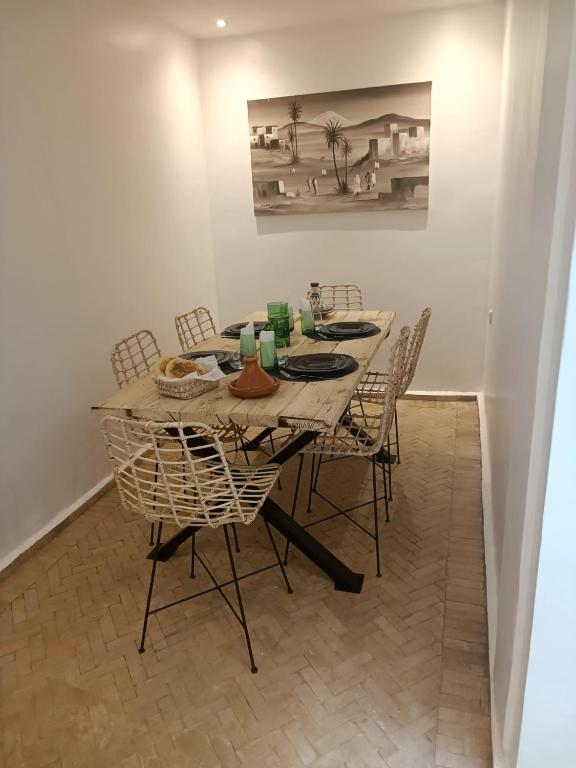 Posezení v ubytování Riad KaBaYa Charme Exclusif Privatisé 2 à 8 Pers.