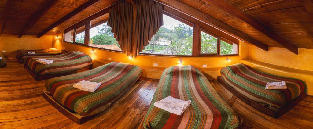 Posezení v ubytování Llullu Llama Mountain Lodge
