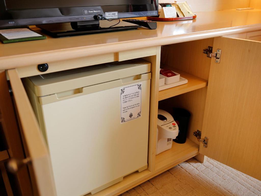 Kuchyň nebo kuchyňský kout v ubytování Hotel Monterey Kyoto