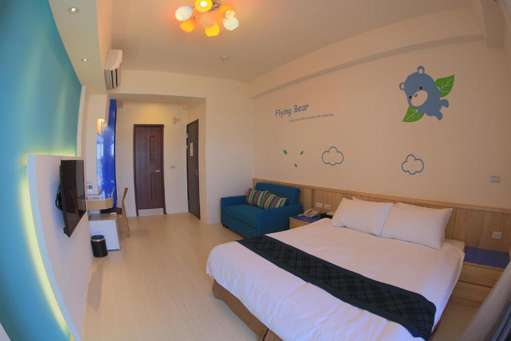 Postel nebo postele na pokoji v ubytování Luck Bay B&B