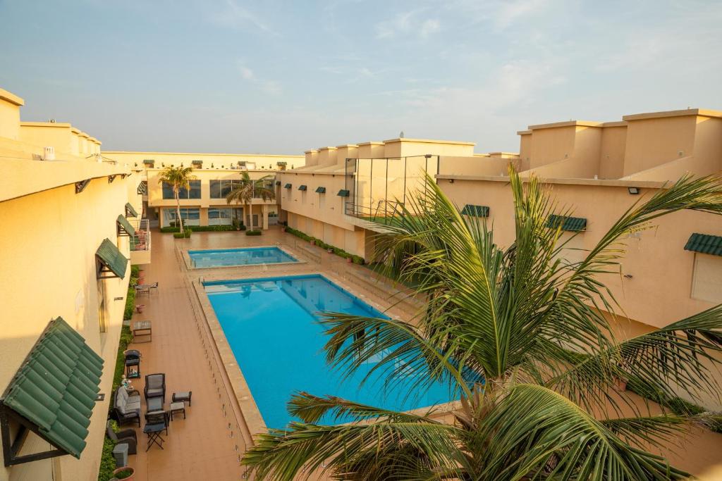 Bazén v ubytování سويت ابحر سكن خاص SUITE OBHUR private accommodation nebo v jeho okolí