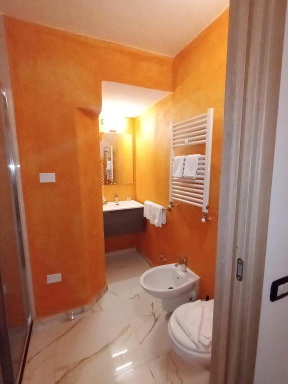 Koupelna v ubytování Hotel Veronese