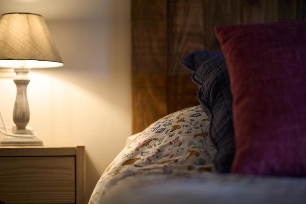 Postel nebo postele na pokoji v ubytování Arpetxea casa rural
