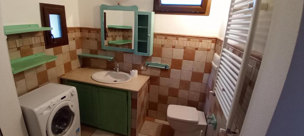 Koupelna v ubytování Casa Gonario