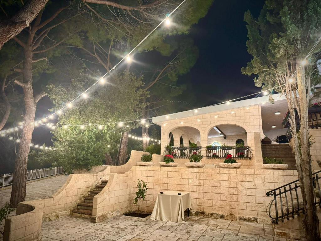 Zahrada ubytování Lamapulia