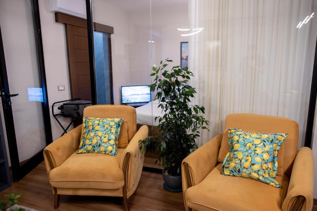 Posezení v ubytování Terra'Vista Apartments