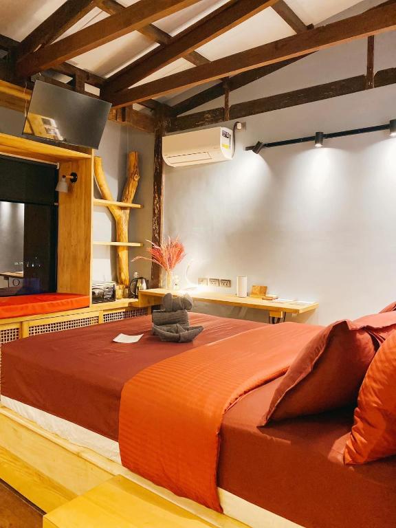 TV a/nebo společenská místnost v ubytování Rockinnest Hotel El Nido