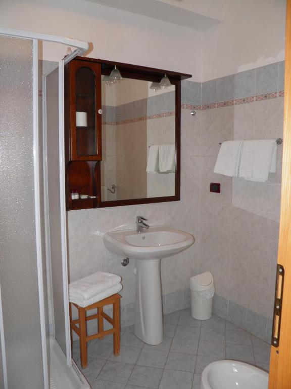 Kúpeľňa v ubytovaní Hotel Bellagio