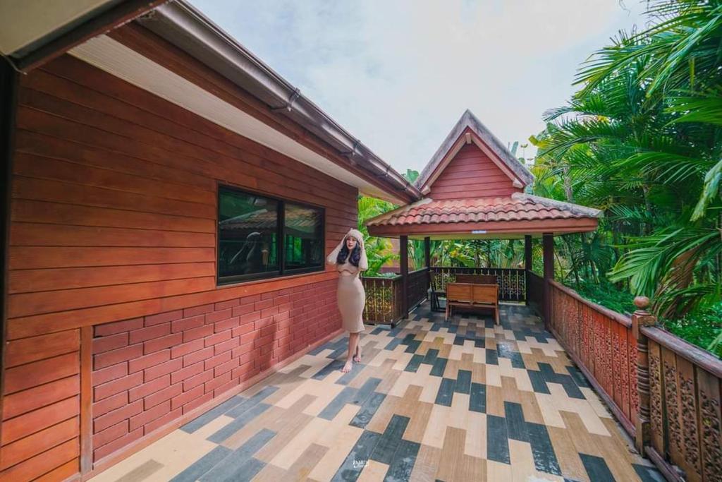 Zahrada ubytování Siam Tara Resort Chiangkhong