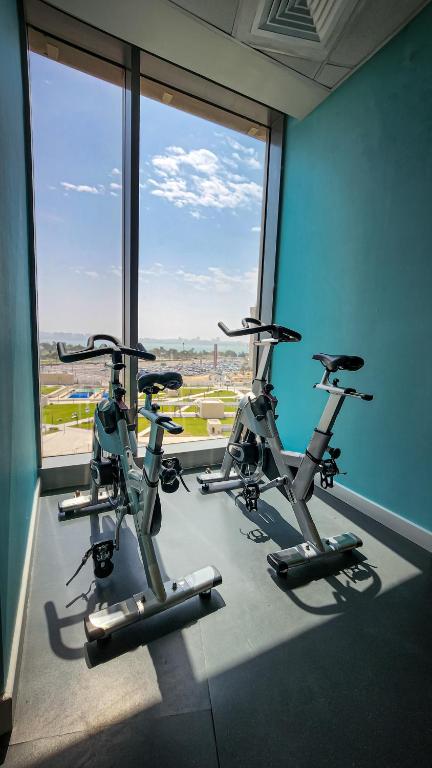 Fitness centrum a/nebo fitness zařízení v ubytování City Centre Rotana Doha