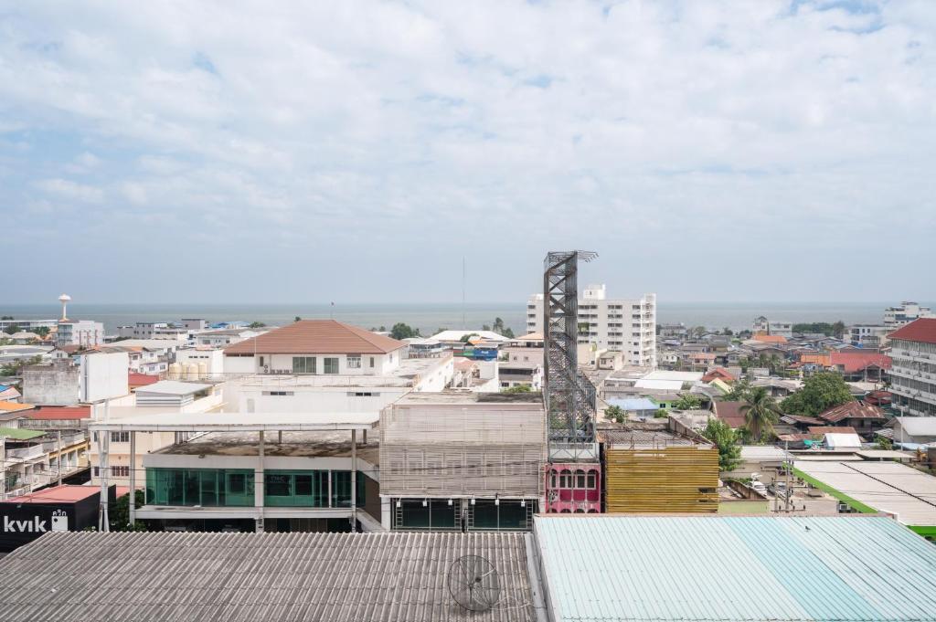 Nespecifikovaný výhled na destinaci Hua Hin nebo výhled na město při pohledu z hotelu