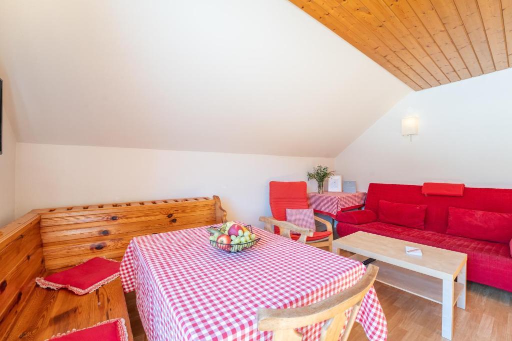 Posezení v ubytování Appartementhaus Schmalzermoos