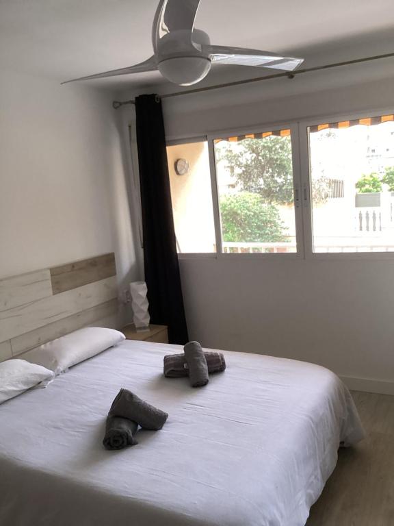 Posteľ alebo postele v izbe v ubytovaní Casa Torremar Playa de San Juan