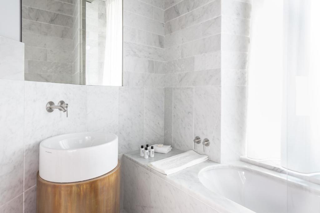 Koupelna v ubytování Senato Hotel Milano