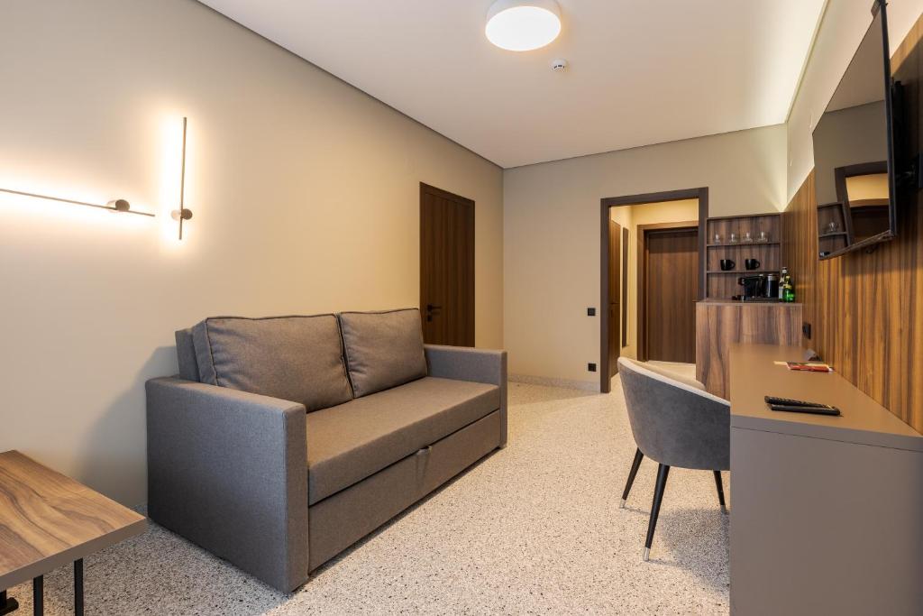 TV a/nebo společenská místnost v ubytování Hotel Ozero Vita