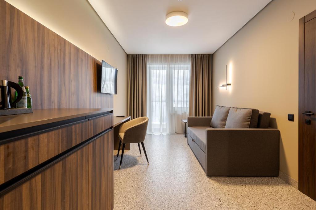 Posezení v ubytování Hotel Ozero Vita