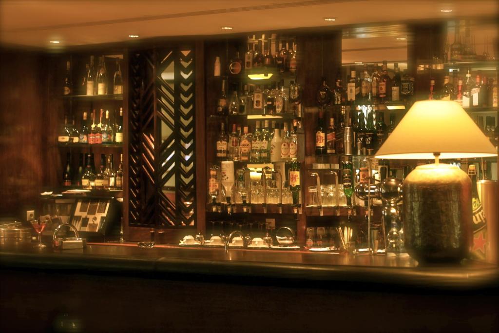 梅美灵酒店酒廊或酒吧区