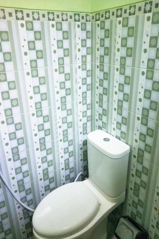 Koupelna v ubytování Hotel Antik