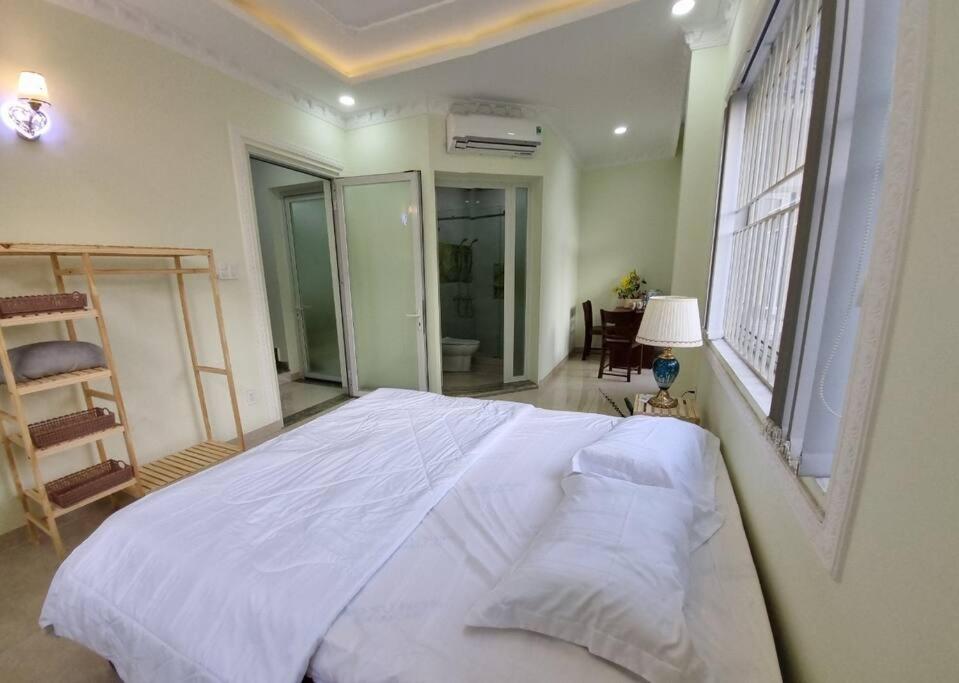 A bed or beds in a room at Big villa, new, near center