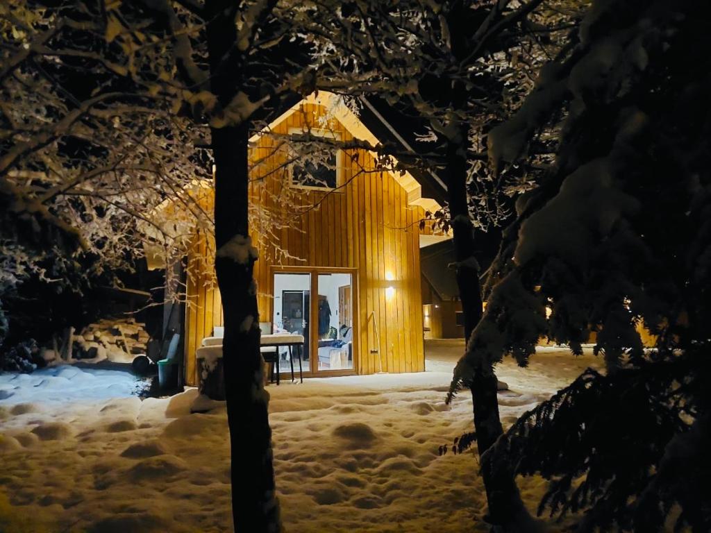Domki Strefa Ciszy Bieszczady v zime