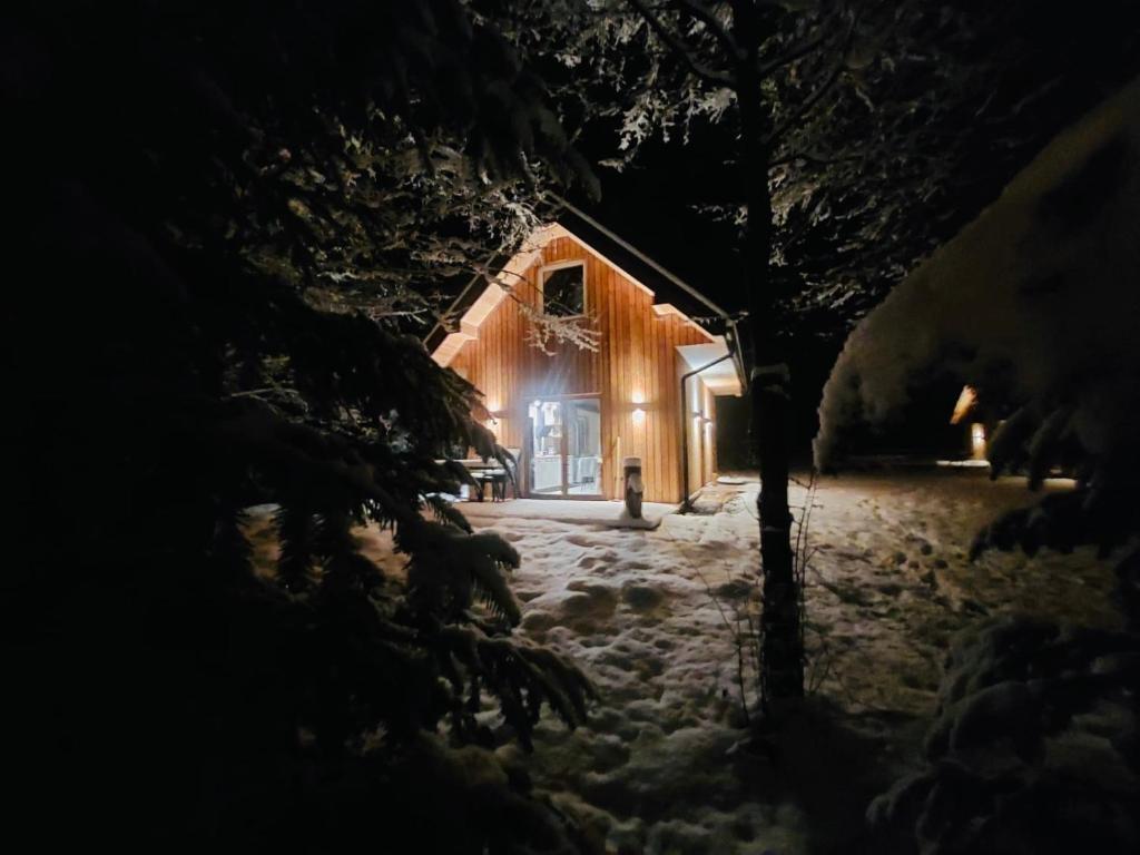 Domki Strefa Ciszy Bieszczady v zime
